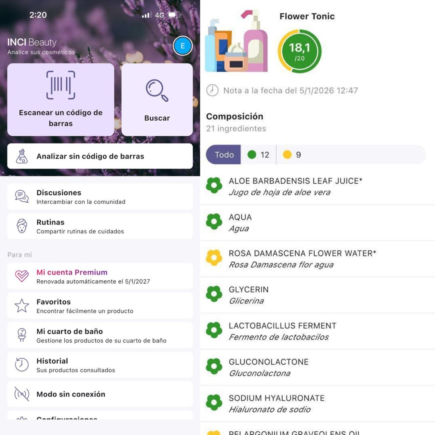 Flower Tonic | Tónico Floral Hidratante